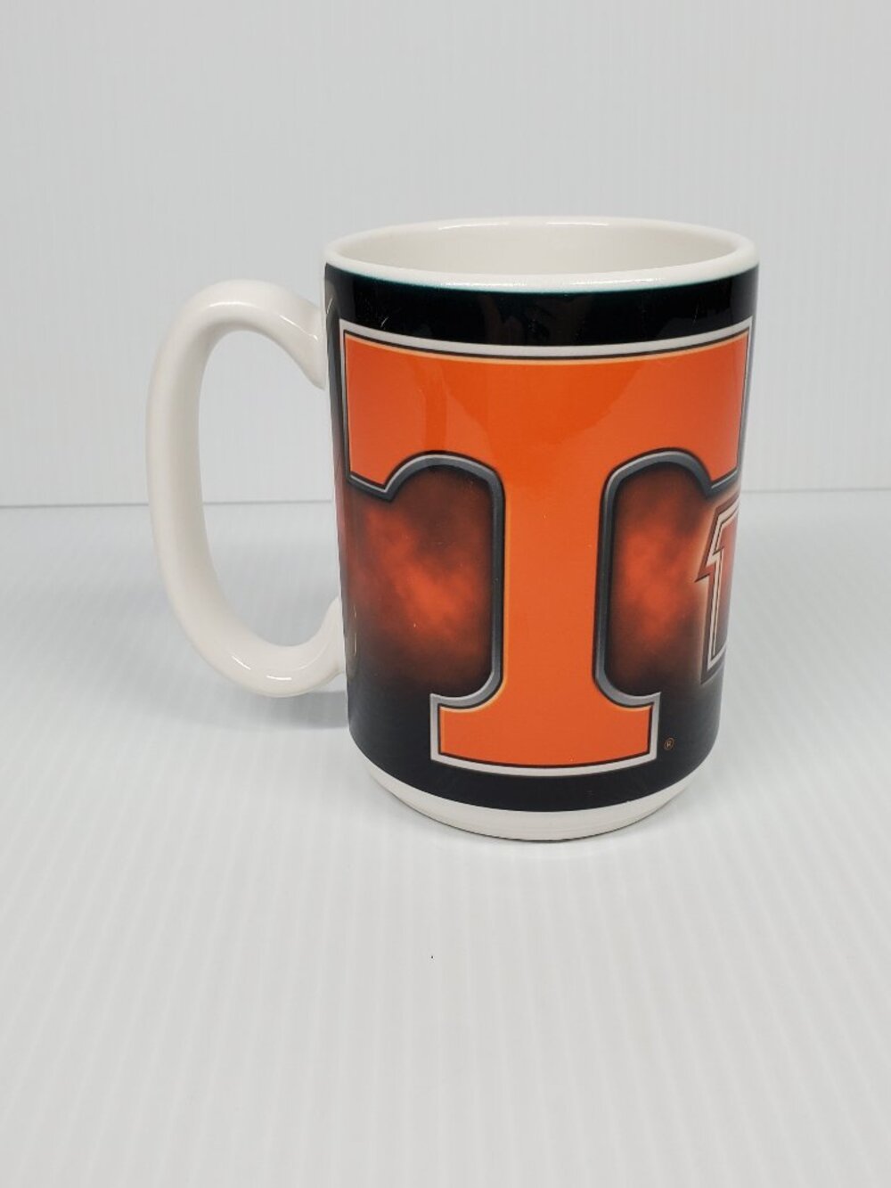 Tennessee Volunteers Ceramic Coffee Cup Mug Black Orange 15oz Mug